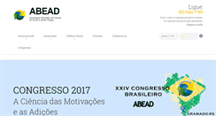Desktop Screenshot of abead.com.br